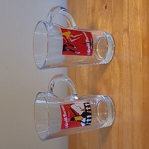 JORDI LABANDA ART GRAND MARNIER Logo Art Glass Coffee Mugs